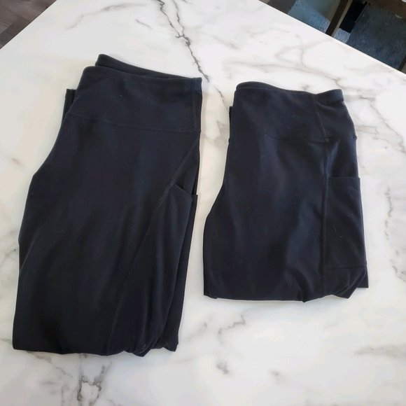 Espidoo 2 pack High Waist Leggings & Capri Leggings - Picture 1 of 16